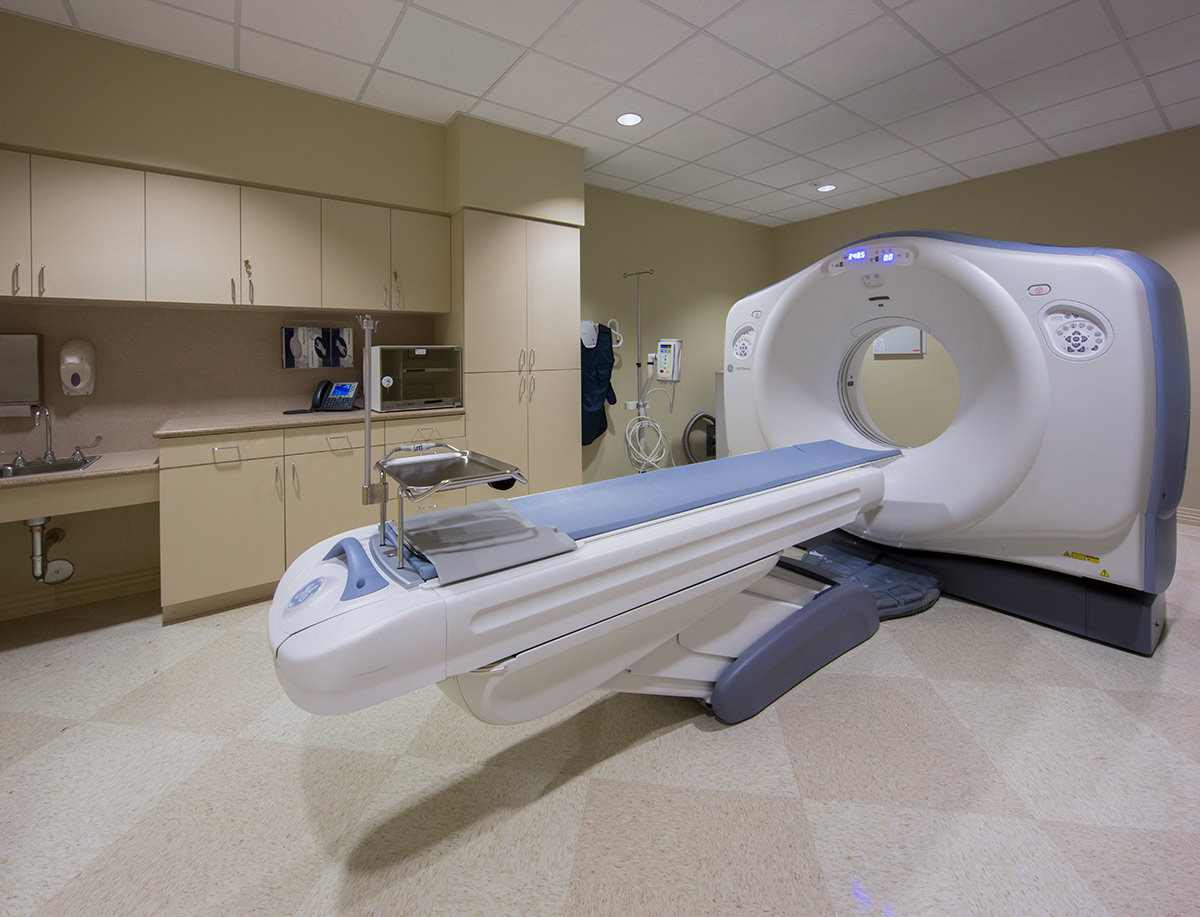 Interior design ct scan view at Baptist Urgent Care Brickell Miami.